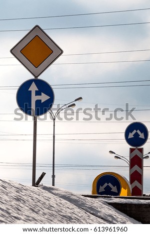 Road signs of chaos