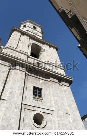 Valladolid (Castilla y Leon, Spain): facade of the historic cathedral