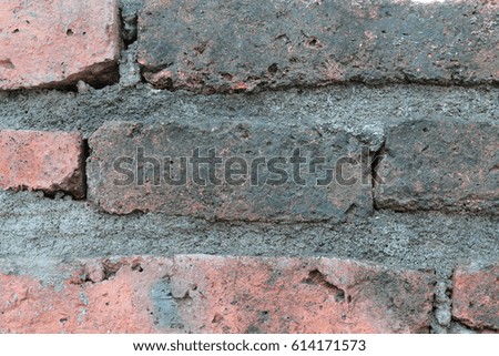 surface Red brick wall