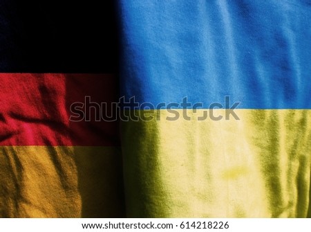 Two flags: Ukraine. Germany.