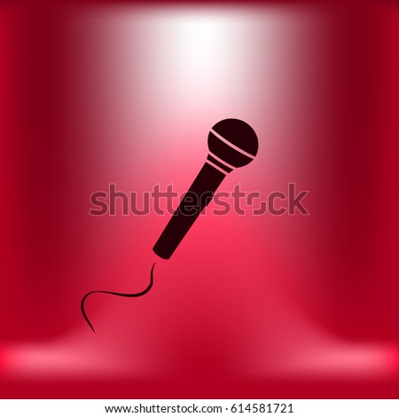Microphone Icon Vector Illustration