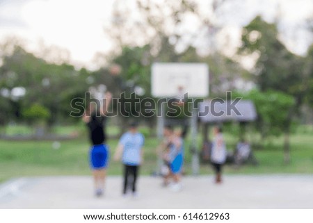 basketball motion blurred image