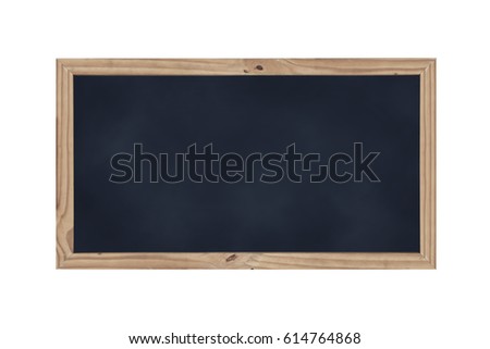 blackboard with clipping path