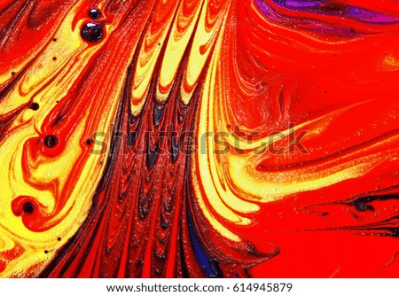 Abstract background of mixed oil paint