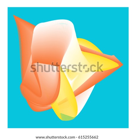 Vector Graphic Background Dynamic Effect. Gradient Abstract Vector Illustration. Design Template. Modern Pattern.