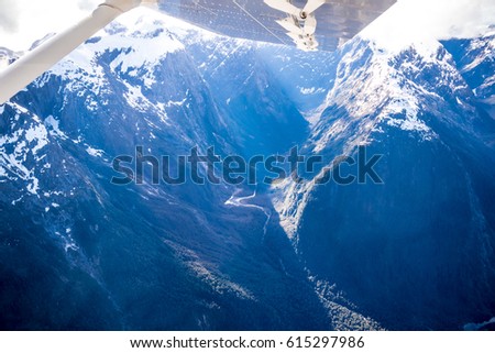 Aerial Mountain Panoramic Landscape Scenic