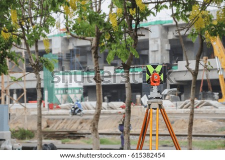 survey camera for checking level of ground