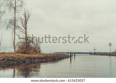 Ufer bay with a view of the lake