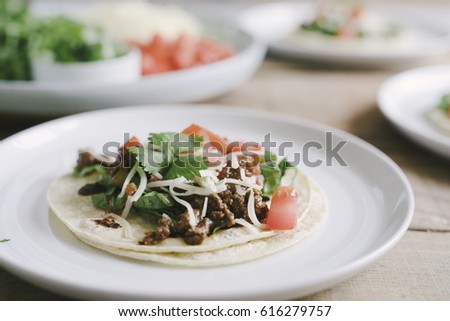 Classic American Ground Beef Soft Tacos