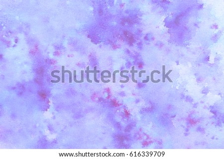 Abstract Violet Watercolor Background