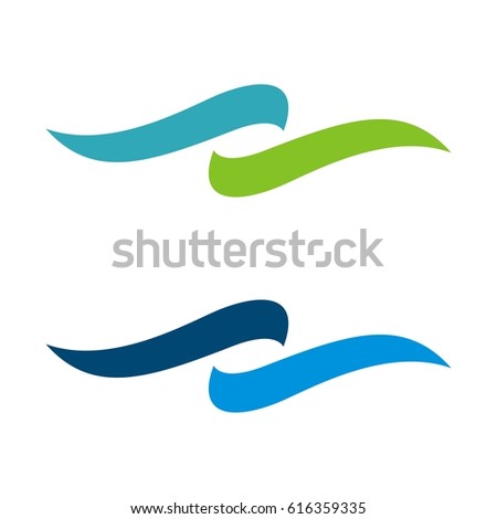 Wave Water Swoosh Spa Logo Template Illustration Design. Vector EPS 10.