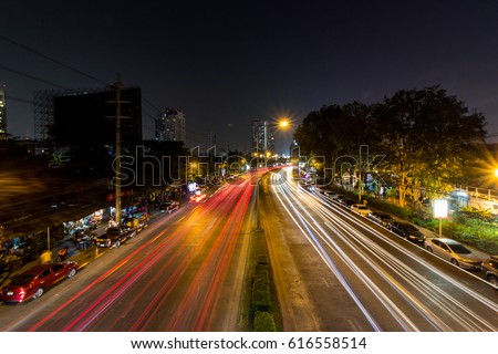 Night city street