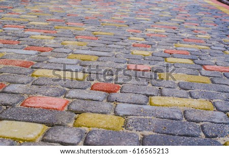 colored pavers