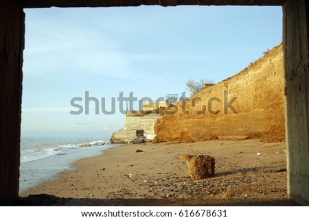 Sea, beach, rocks