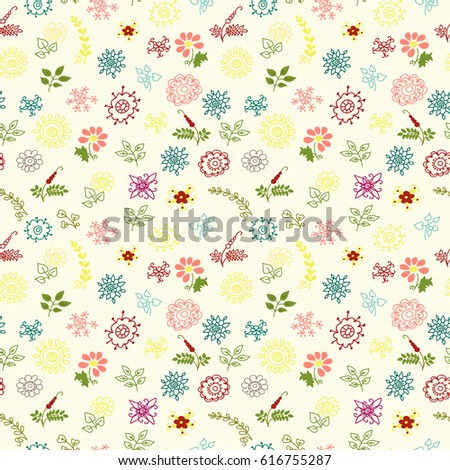 Seamless pattern for  floral wedding invitation cards (invitation, thank you card, RSVP card, reception, save the date and banner)