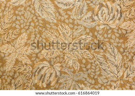 Floral pattern tapestry textile