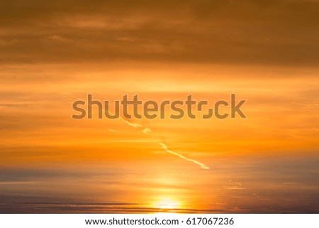 The sky before sunrise