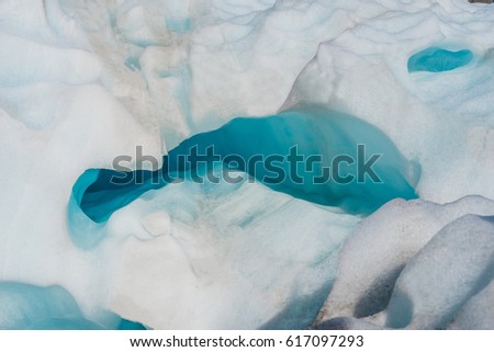 FOX Glacier cave, Southern island, New Zealand
