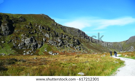 Beautiful Landscape in the Mountains in Ireland
Walking Path