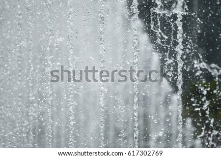 Water fountain.