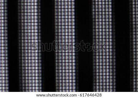 Pixels on the screen