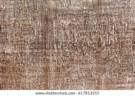 brown grunge background with imitation wooden surface. texture