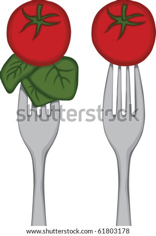 Vegetables on a Fork