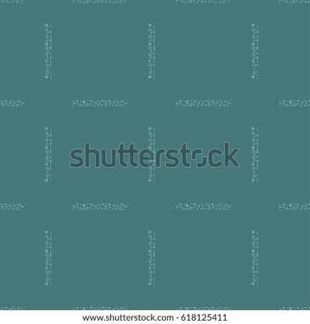 Seamless pattern with geometric shapes and symbols. Vector texture or background pattern.