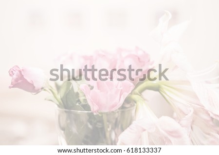 Bright background flowers