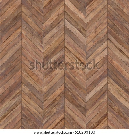 Hires seamless wood parquet texture (chevron brown)