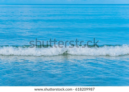 image of wave on sea shore for background.