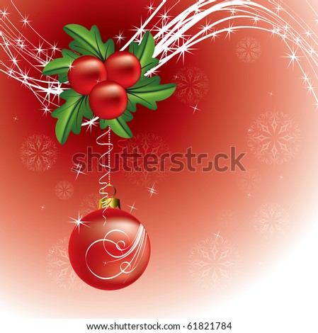 Christmas Background. Vector.