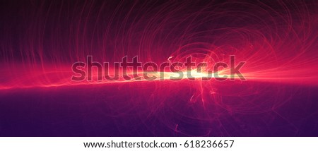 purple glow energy wave. lighting effect abstract background. extreme widescreen.