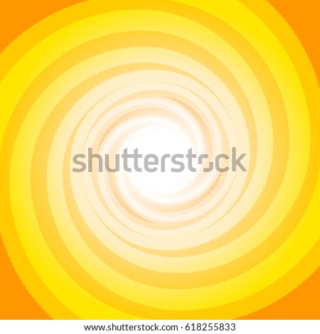 Colorful orange swirling cyclone background with space for text in center for abstract design concept