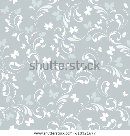 Floral seamless pattern. Lace texture for fabric, wallpaper, paper, wrapping. 