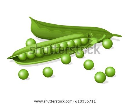 green pea Royalty-Free Stock Photo #618335711