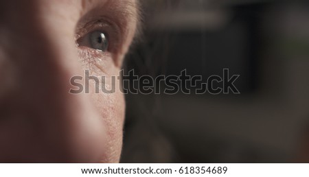 closeup portrait of old womans eyes, 4k photo