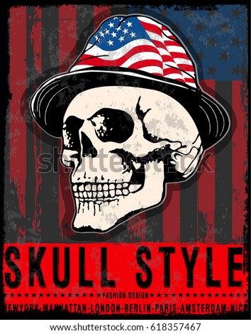 Skull T shirt Graphic Design