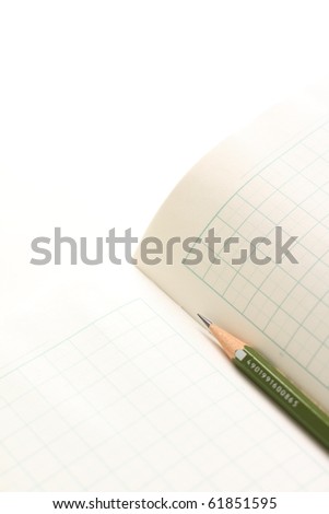 Pencil and note book