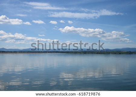 nysa lake in Poland as nice landscape