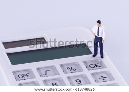 Figures on the calculator