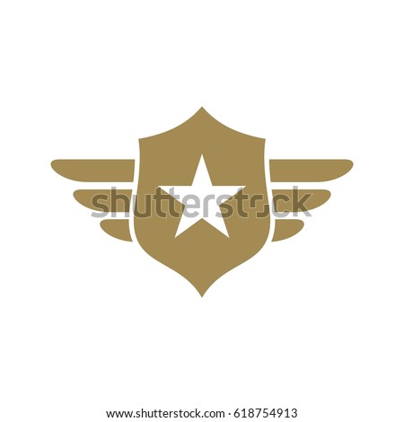 Army and military logo design vector