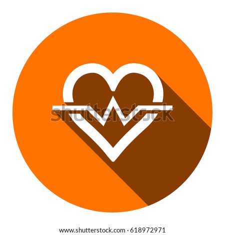Heartbeat vector icon