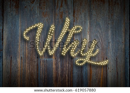 Why Light bulb style or Disco style on old wood planks background