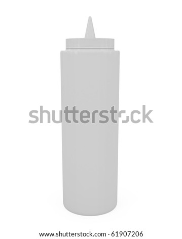Bottle Isolated on White - 3d illustration