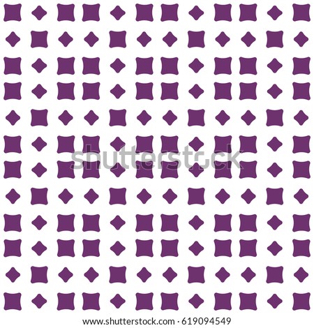 Vector seamless pattern. Modern stylish texture. Repeating geometric tracery. Contemporary graphic design. Purple color Background.