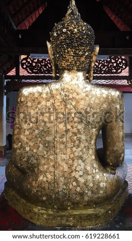 Thailand Phayao temple buddha figure