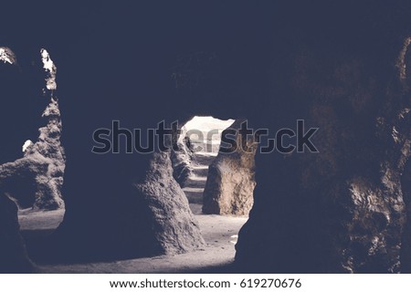 view inside cave background