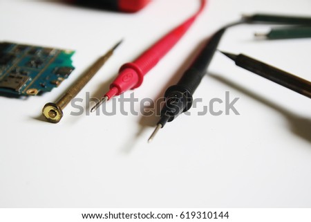  Cellphone And Tools With Text Smartphone Repair