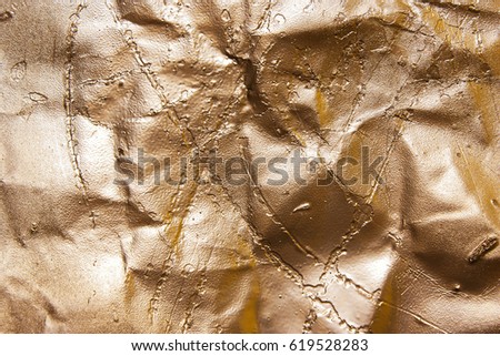 Old, gold background, bronze, paint in the cracks, vintage texture